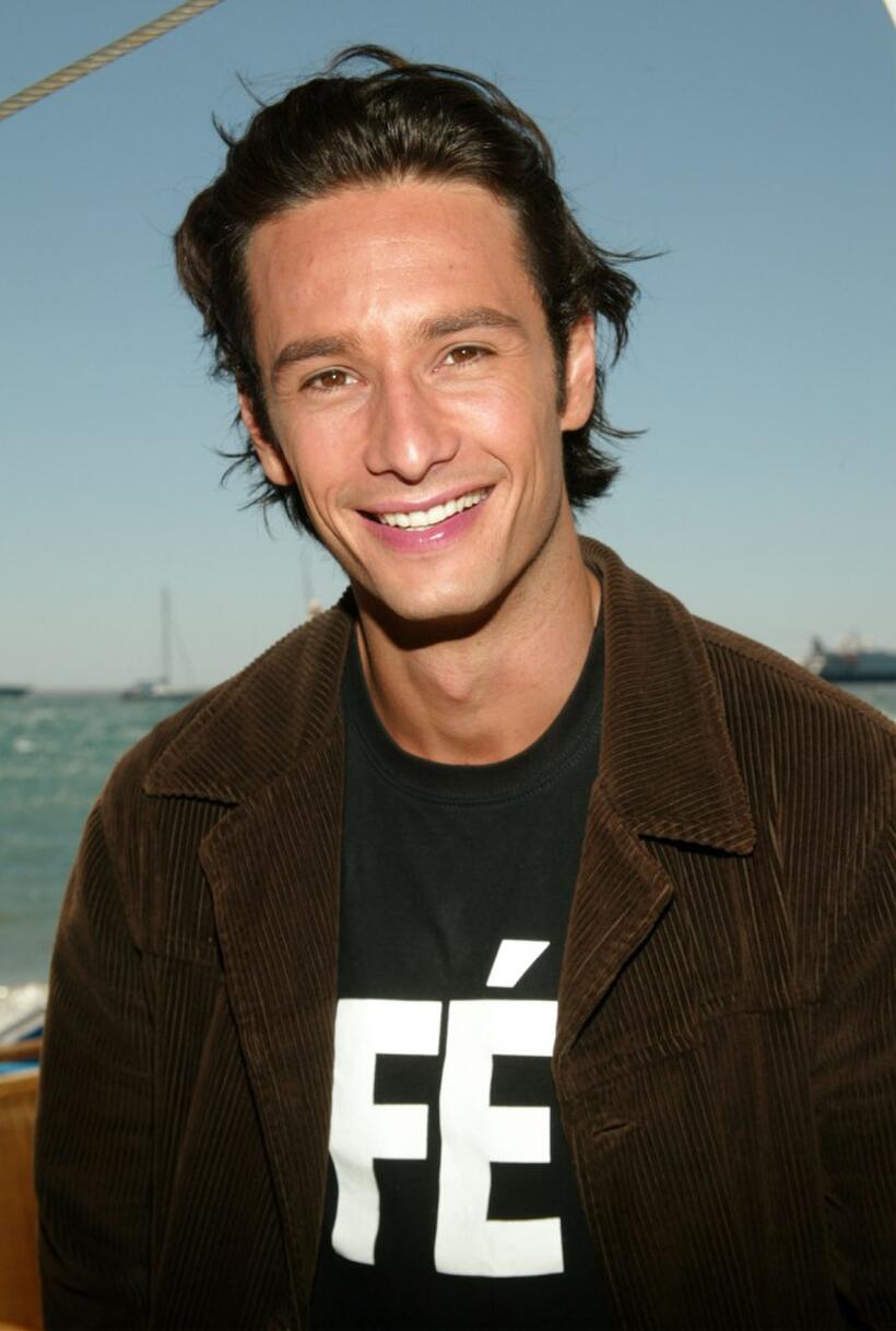 Rodrigo Santoro at the press luncheon of "Carandiru" during the 56th International Cannes Film Festival 2003.