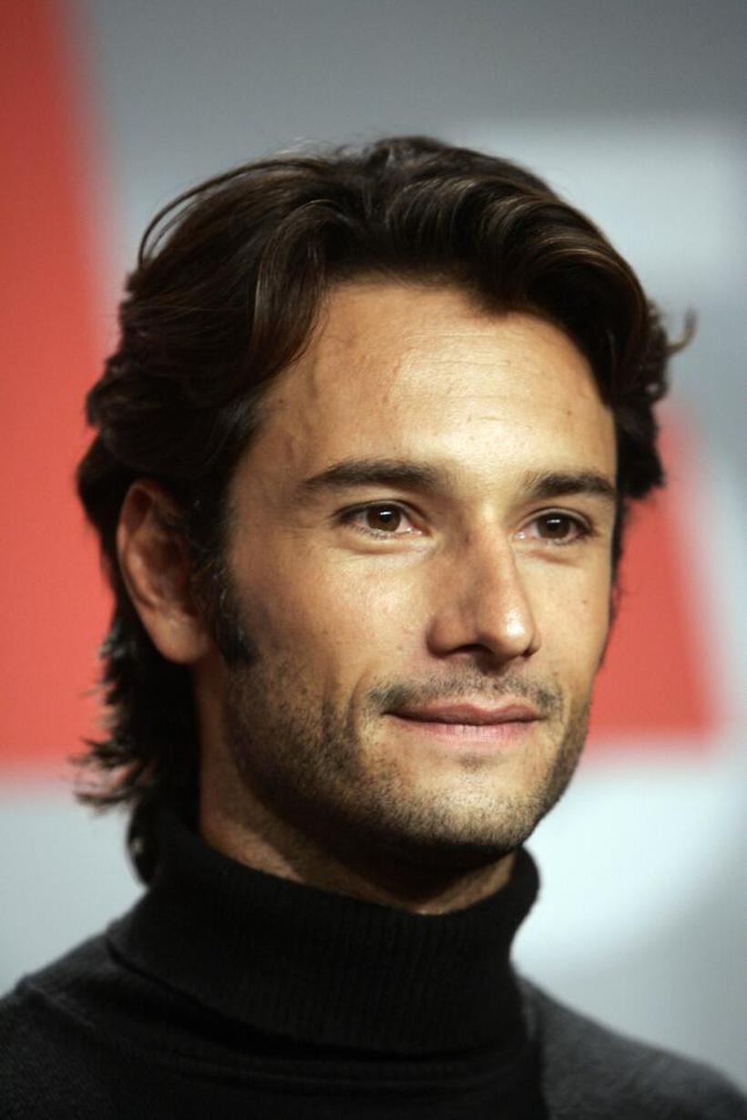 Rodrigo Santoro at the press conference of "300."