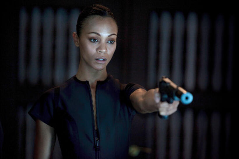 Zoe Saldana as Cataleya Restrepo in ``Colombiana.''
