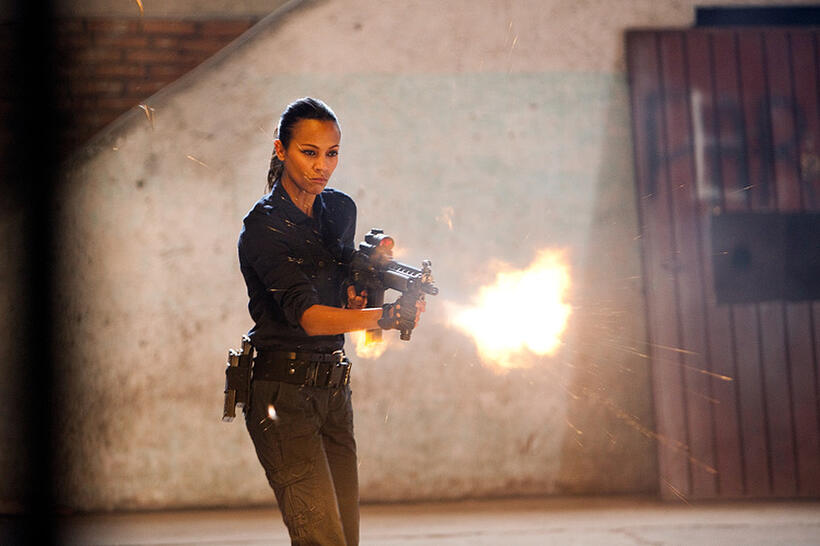 Zoe Saldana as Cataleya in "Colombiana."