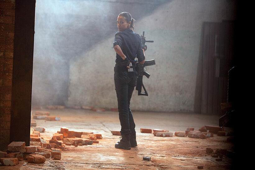 Zoe Saldana as Cataleya in "Colombiana."