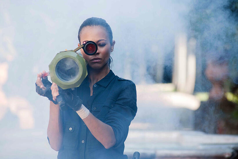 Zoe Saldana as Cataleya in "Colombiana."