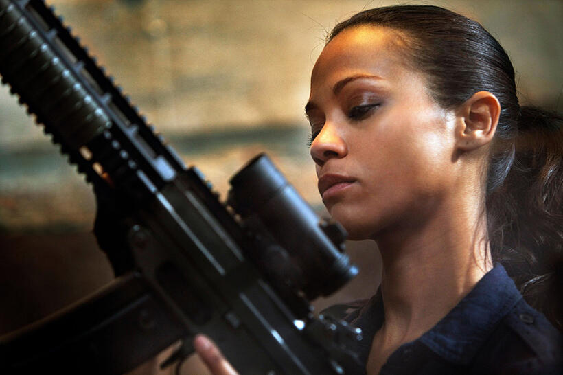 Zoe Saldana as Cataleya in "Colombiana."