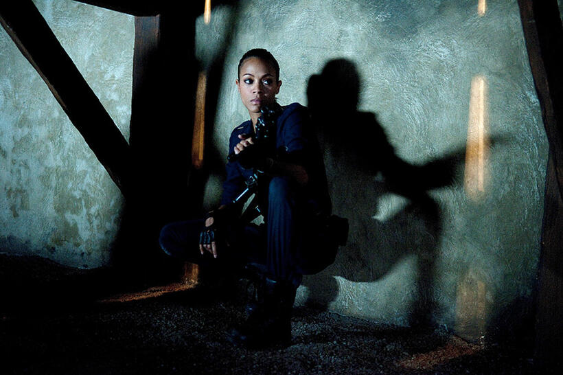 Zoe Saldana as Cataleya in "Colombiana."