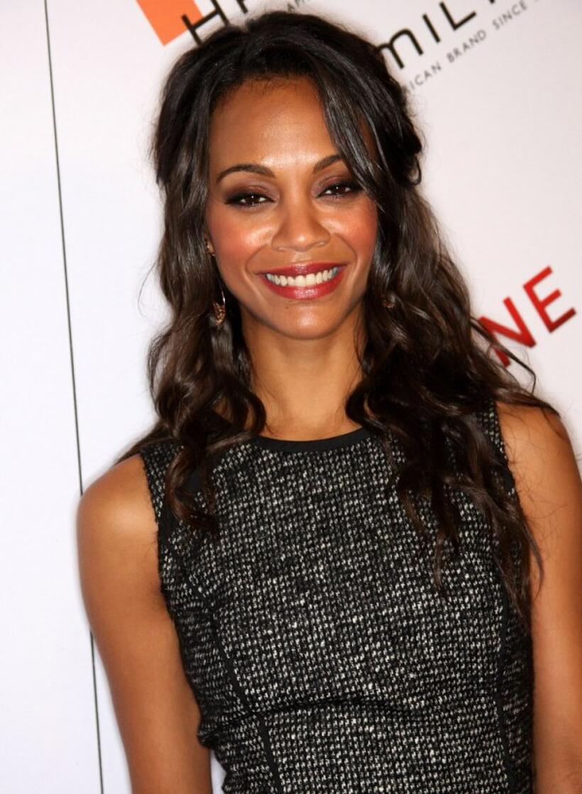 Zoe Saldana at the Hamilton Behind the Camera Awards.