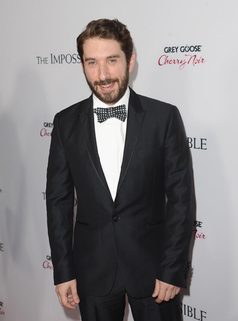 Screenwriter Sergio G. Sanchez at the California premiere of "The Impossible."