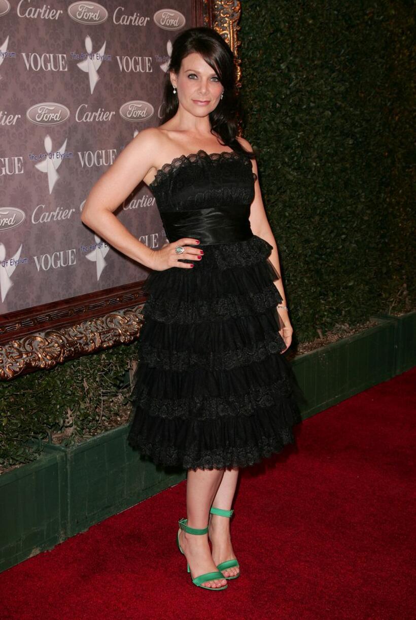Meredith Salenger at the "Heaven: Celebrating 10 Years" event benefiting the Art Elysium.
