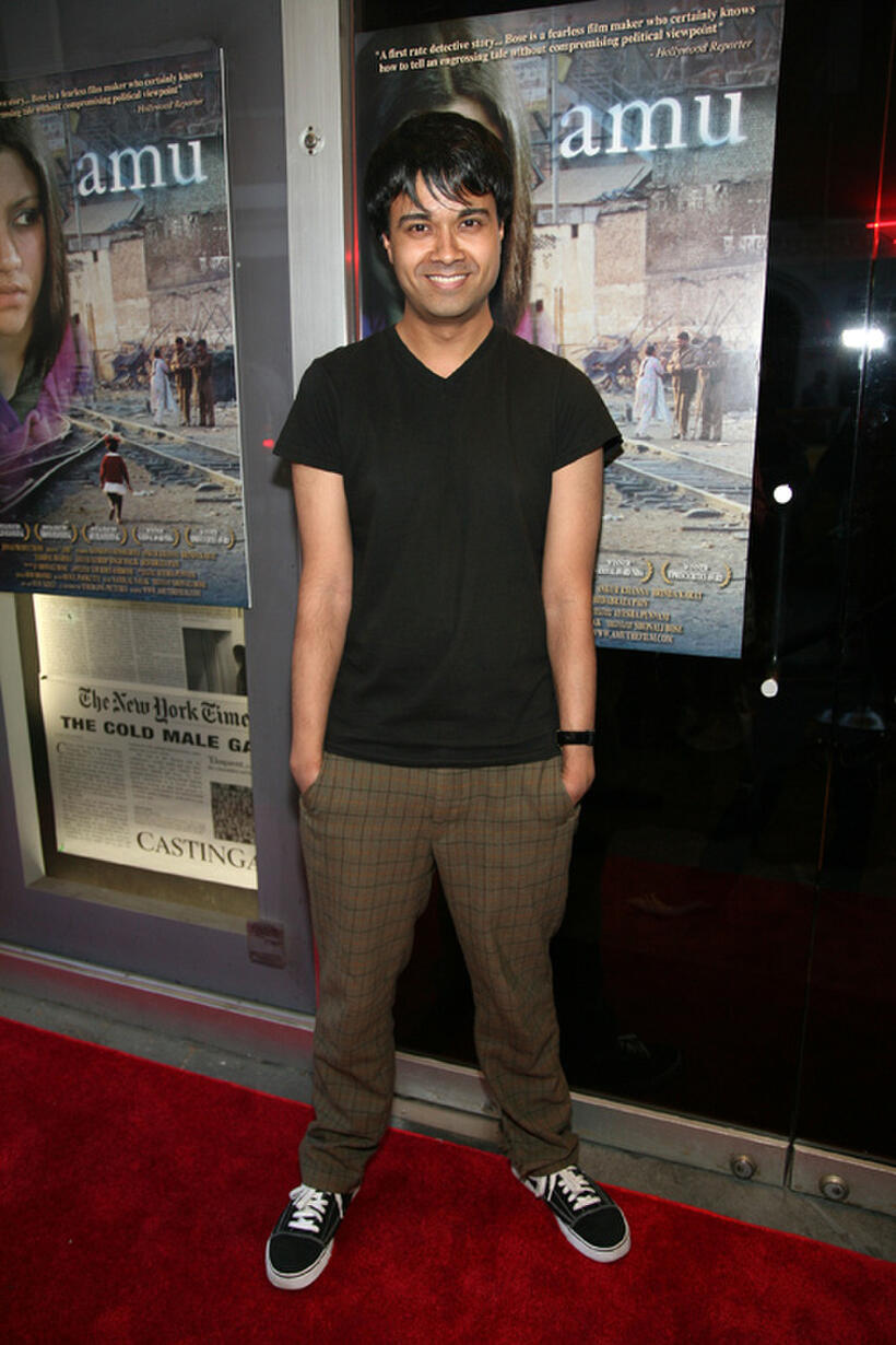 Debargo Sanyal at the US premiere of "Amu."