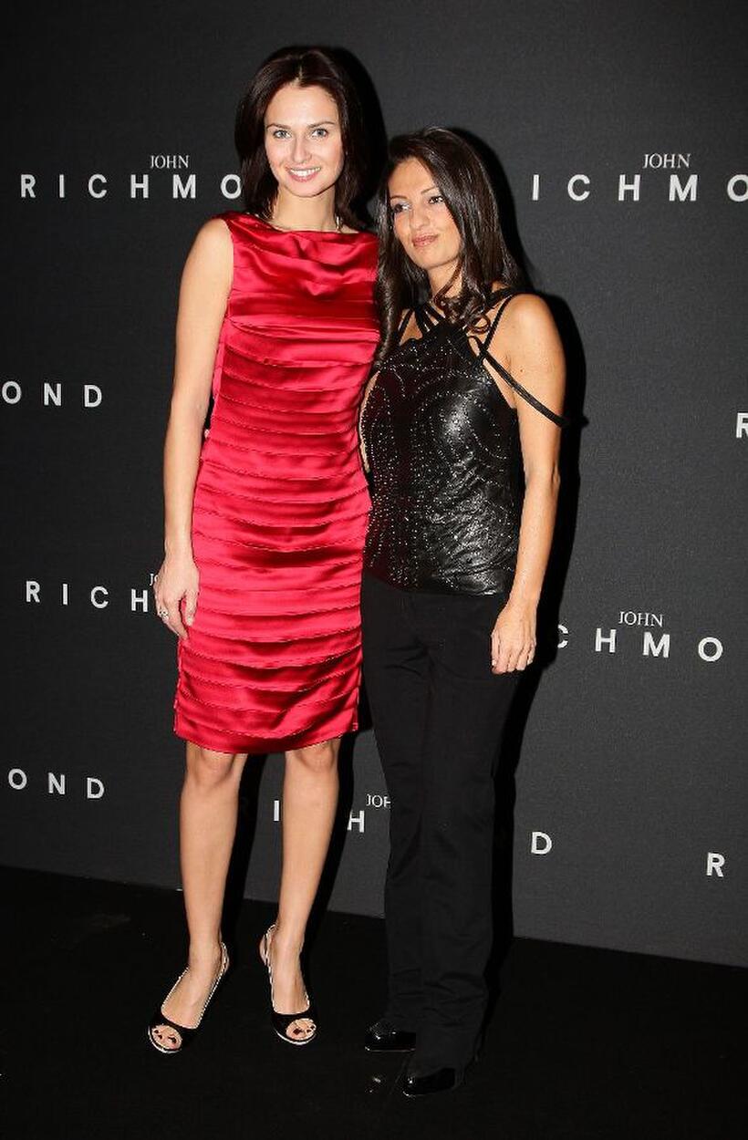 Anna Safroncik and Alessandra Moschillo at the John Richmond Milan Fashion Week Autumn/Winter 2010 show.