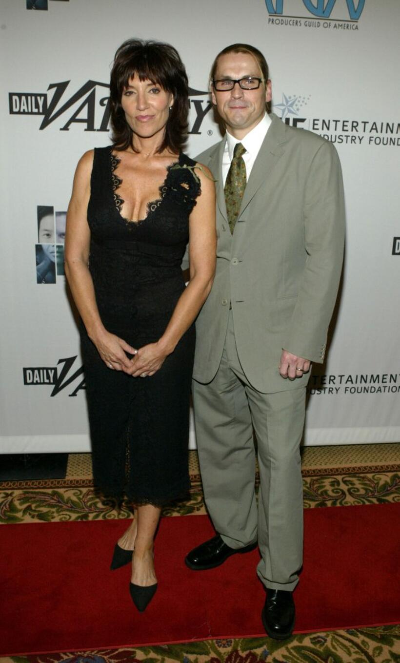 Katey Sagal and husband Kurt Sutter at the Producers Guild of America's 3rd Annual Celebration.