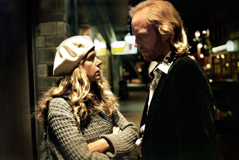 Barbara Sarafian and Jurgen Delnaet in "Moscow, Belgium."