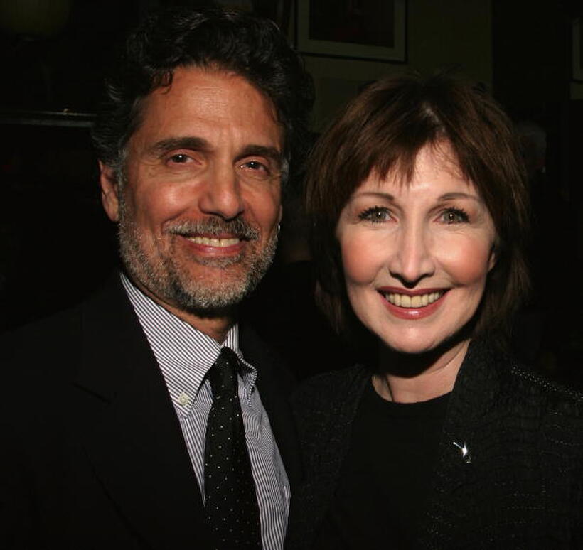 Chris Sarandon and Joanna Gleason at the Opening Night of "Normal Heart" after party.