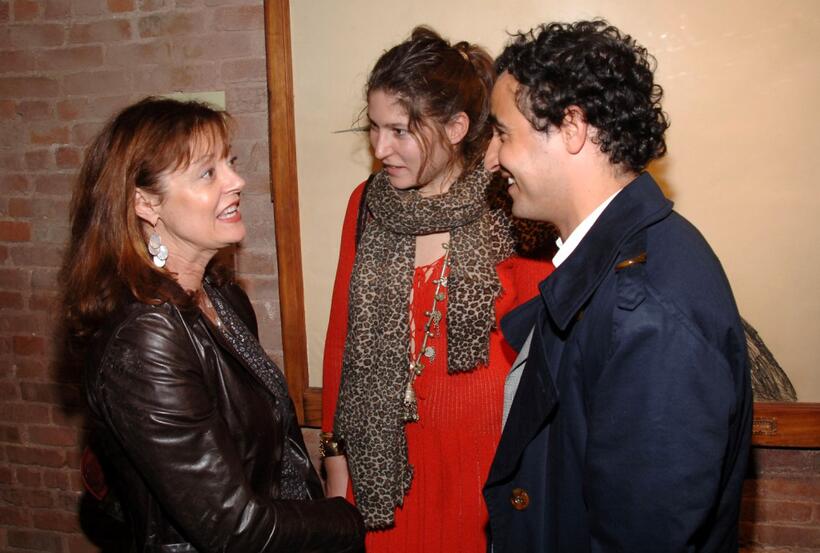 Susan Sarandon, Stella Schnabel and Zac Posen at the Nest Foundation Benefit in New York City.