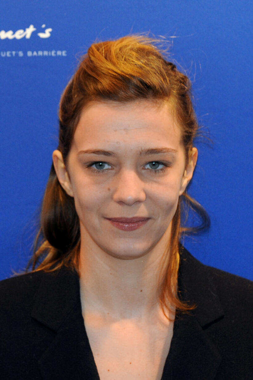 Celine Sallette at the Cesars 2012 nominated breakfast in Paris.