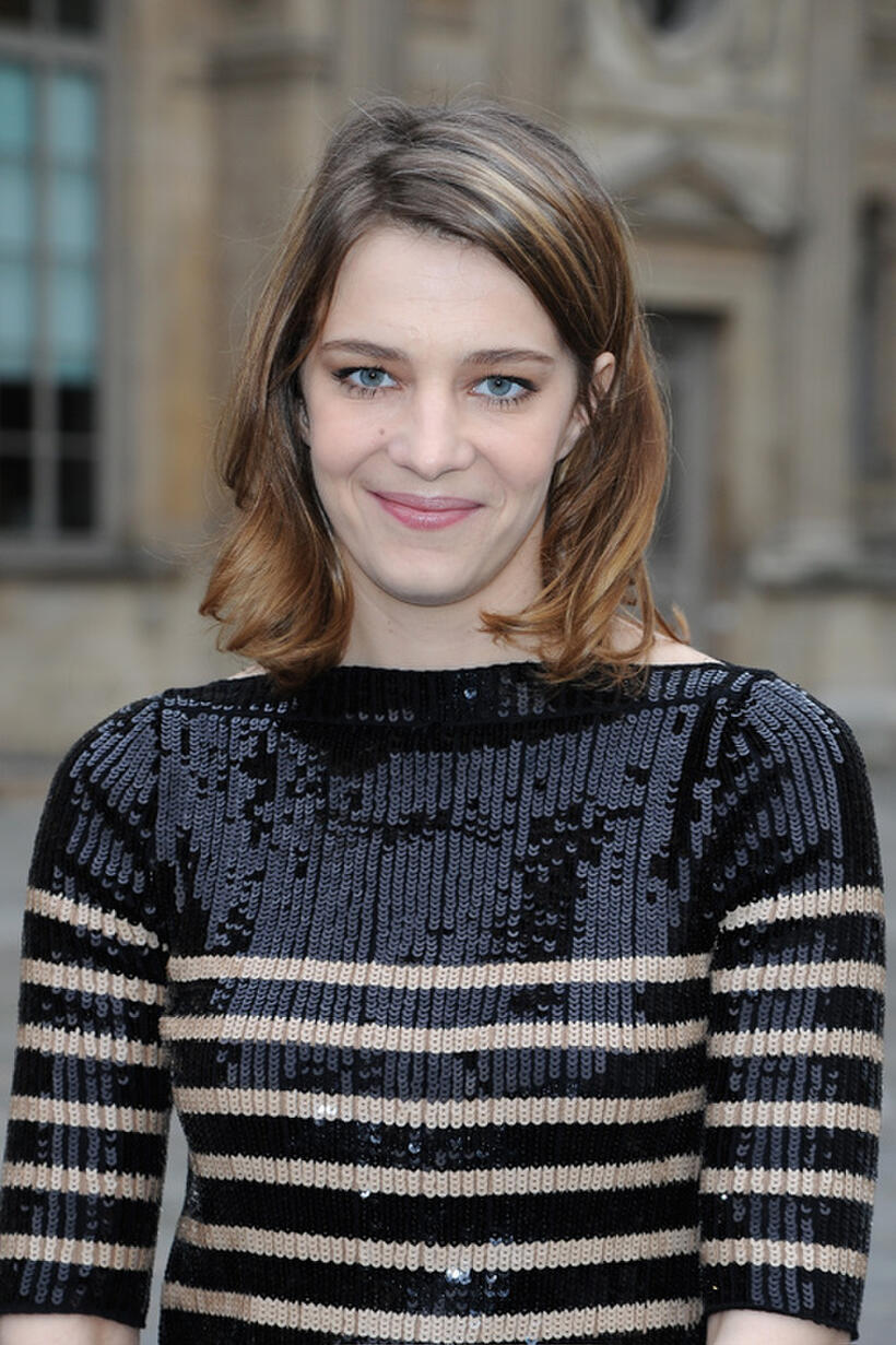 Celine Sallette at the Louis Vuitton Fall/Winter 2013 Ready-to-Wear show in France.