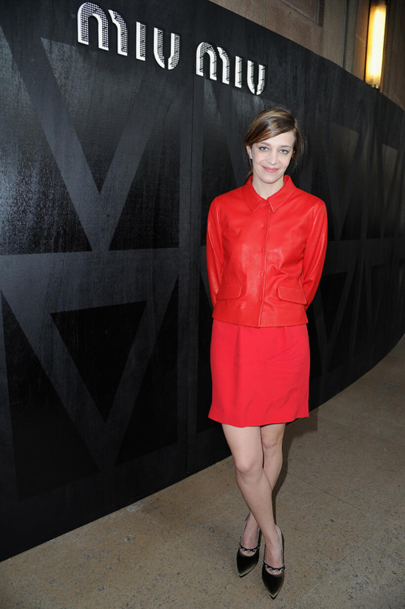 Celine Sallette at the Miu Miu Fall/Winter 2013 Ready-to-Wear show in France.