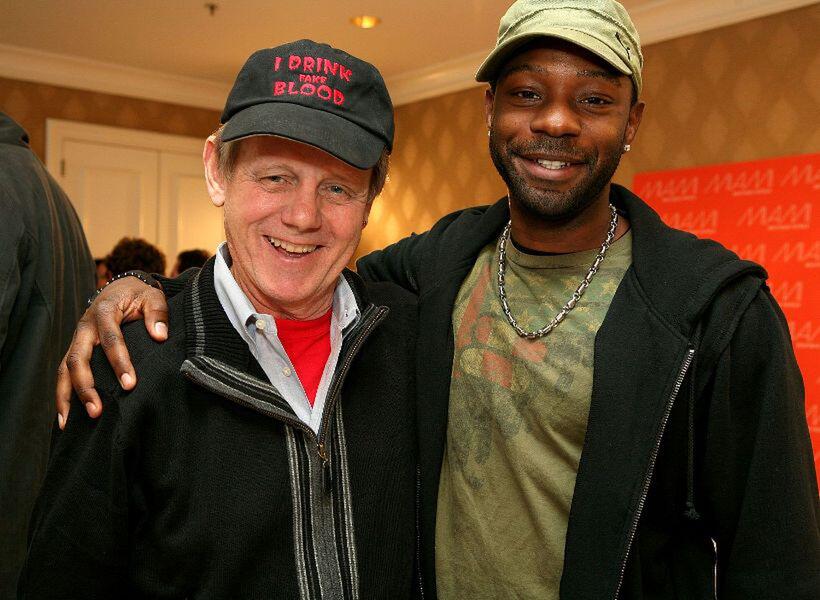 William Sanderson and Guest at the HBO Luxury Lounge in honor of the 66th Annual Golden Globes.