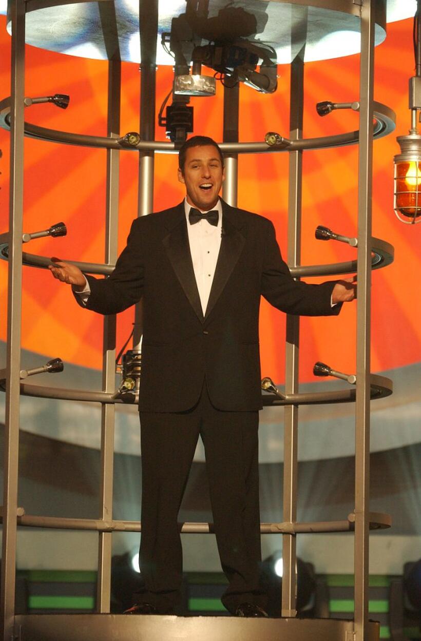 Adam Sandler at the 15th Annual Nickelodeon Kid's Choice Awards.