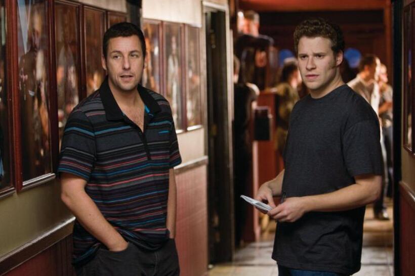 Adam Sandler as George and Seth Rogen as Ira in "Funny People."