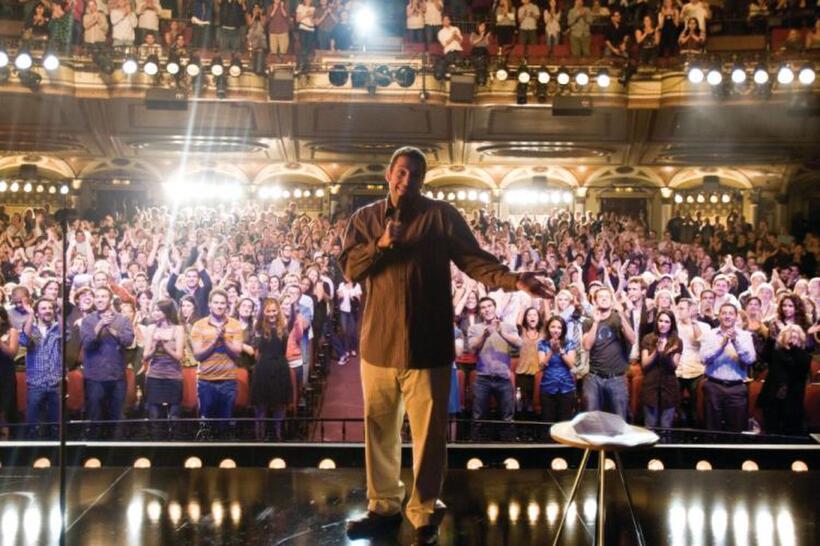 Adam Sandler as George in "Funny People."