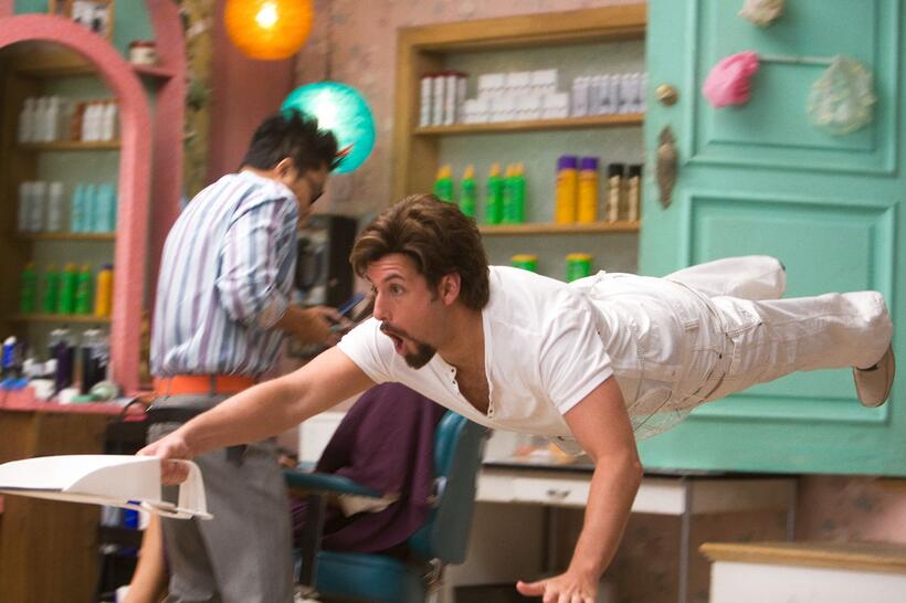 Adam Sandler as Zohan in "You Don't Mess With the Zohan."