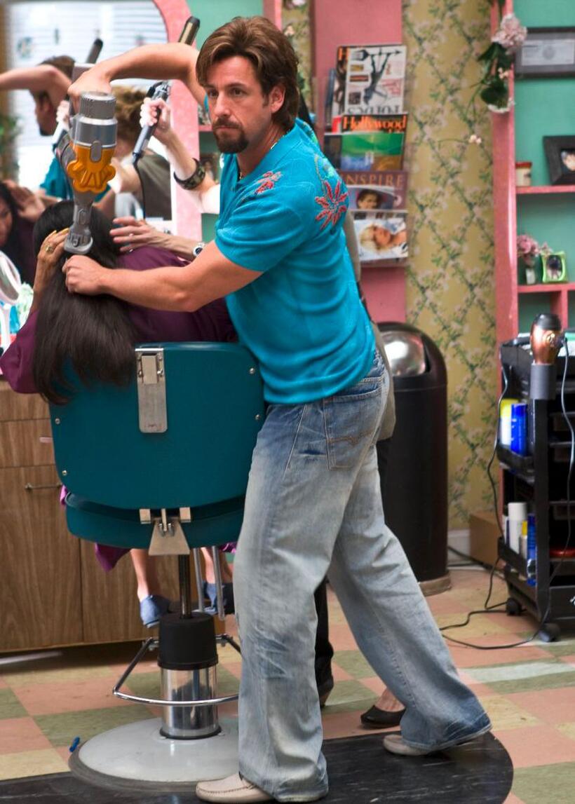 Adam Sandler as Zohan in "You Don't Mess With the Zohan."