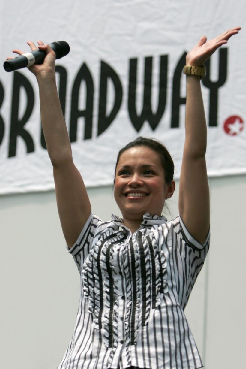 Lea Salonga at the "Broadway In Bryant Park."
