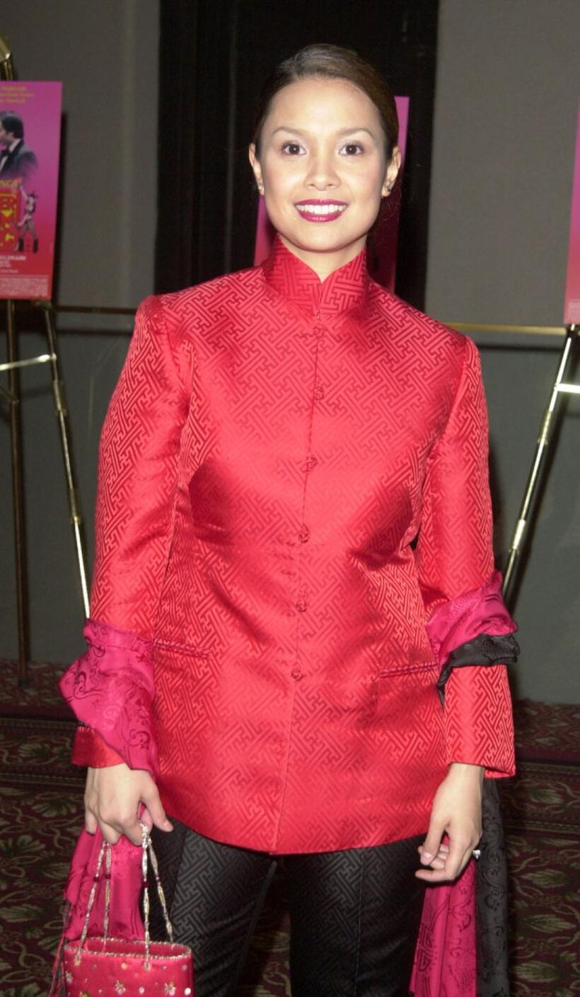 Lea Salonga at the after party of the Broadway opening of "Flower Drum Song."