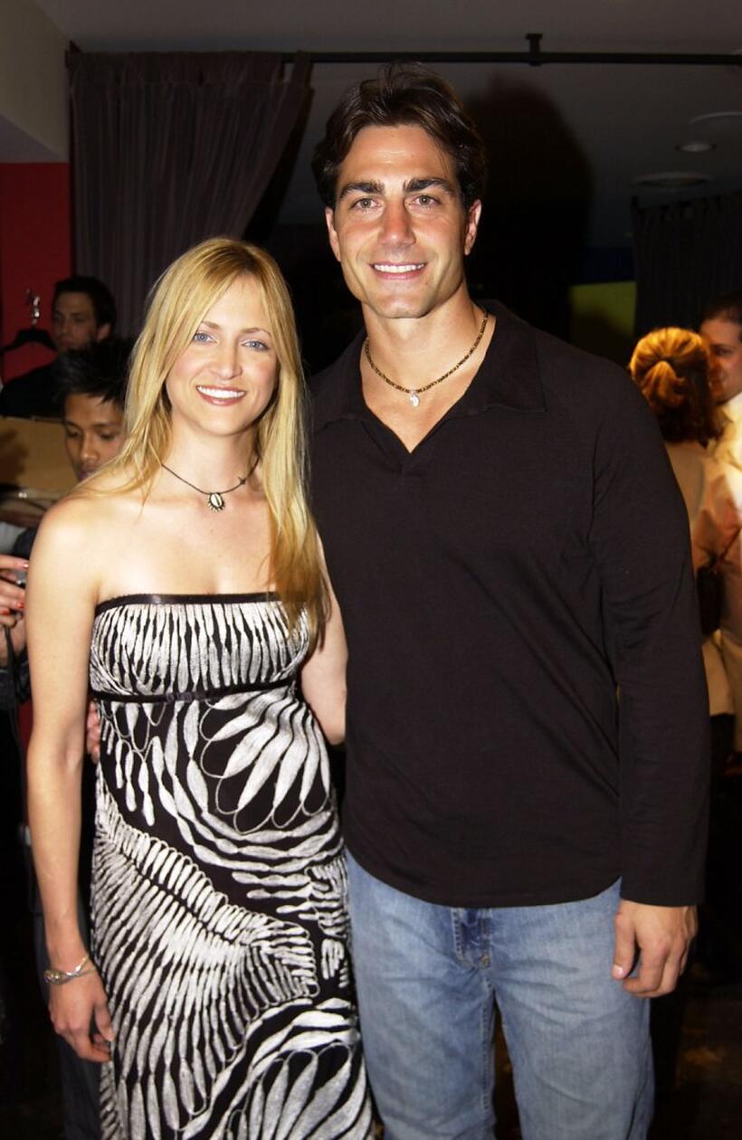 Lori Hearing and Michael Bergin at the Nicole Millers 20th Anniversary Party.