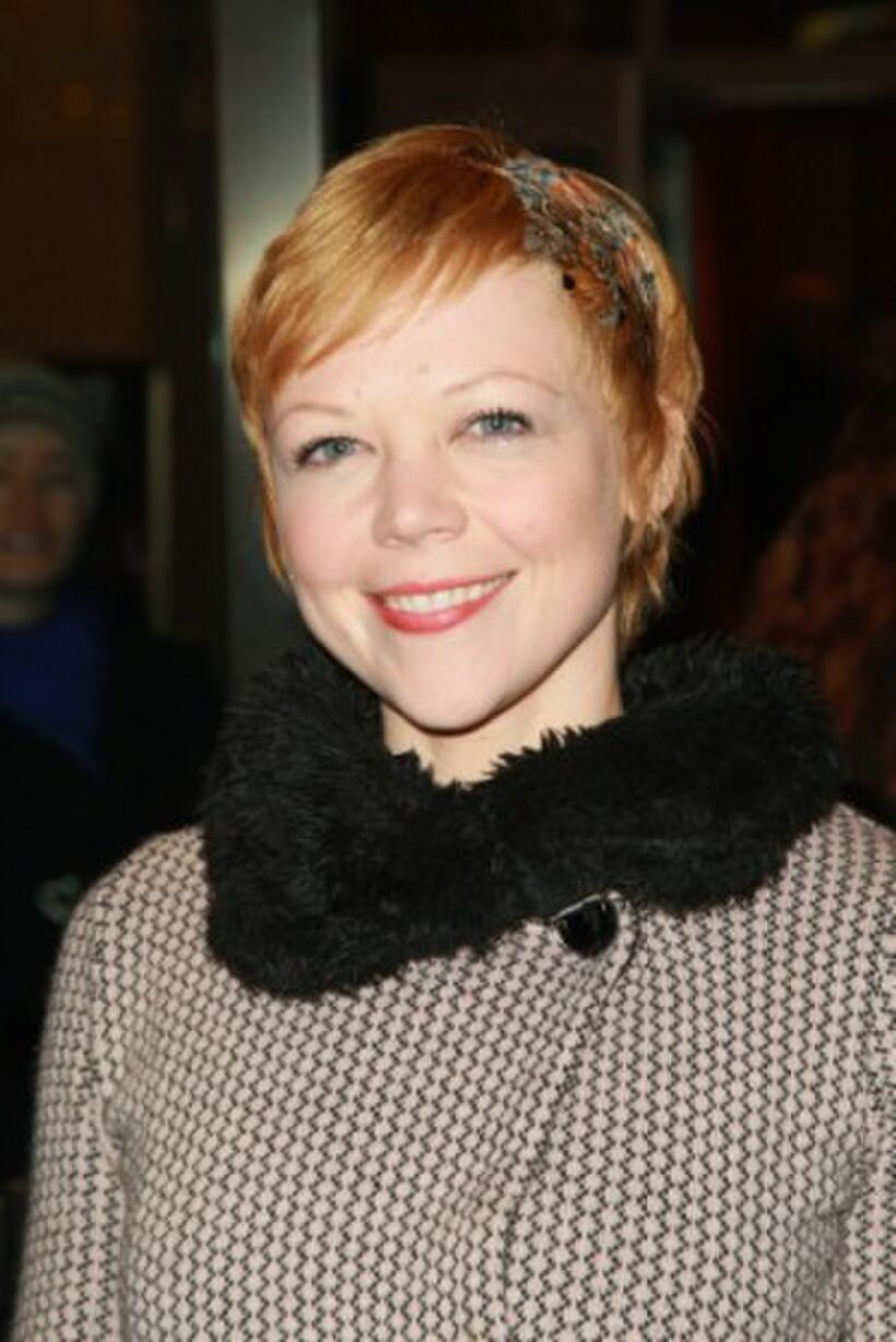 Emily Bergl at the opening night of "Hedda Gabler."