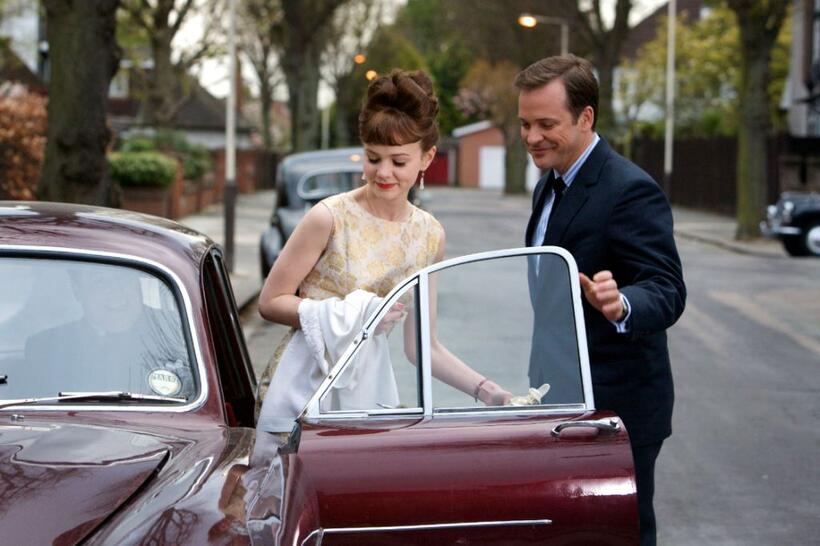 Carey Mulligan as Jenny and Peter Sarsgaard as David in "An Education."