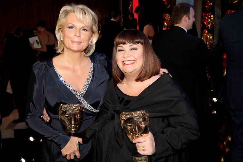 Jennifer Saunders and Dawn French at the BAFTA Television Awards 2009.