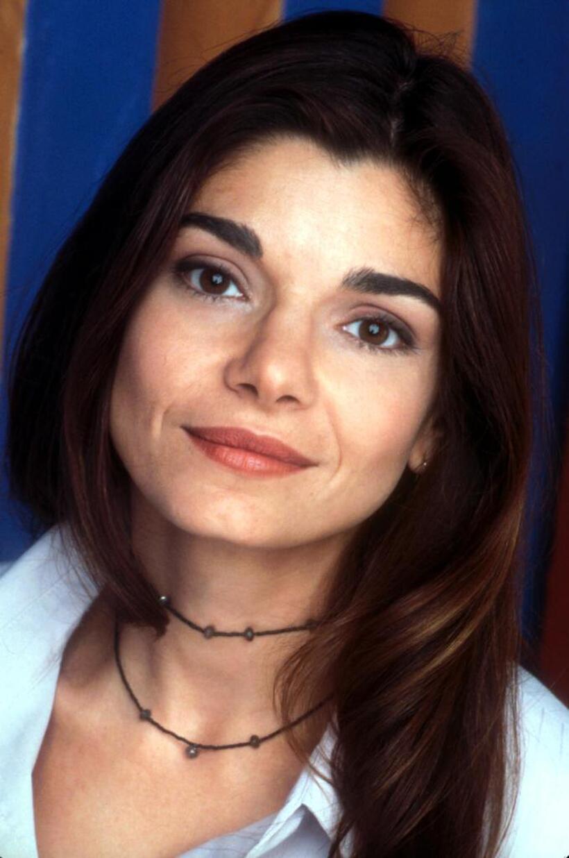 Laura San Giacomob at the NBC's comedy show "Just Shoot Me".