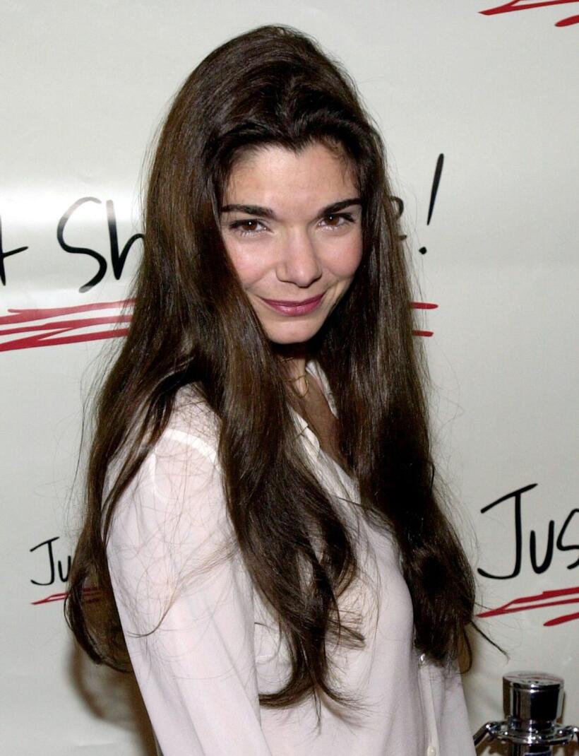 Laura San Giacomob at the party celebrating the 100th episode of "Just Shoot Me".