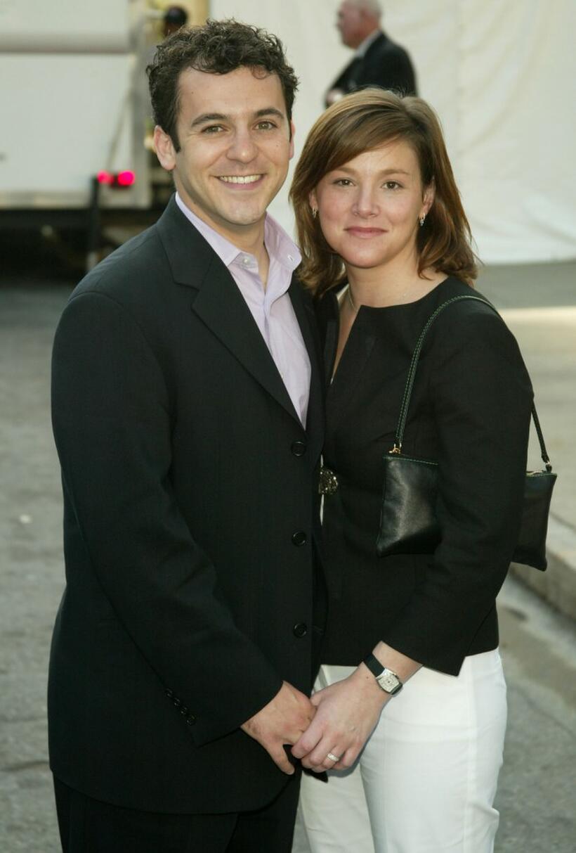 Fred Savage and Jennifer Stone at the ABC upfront.