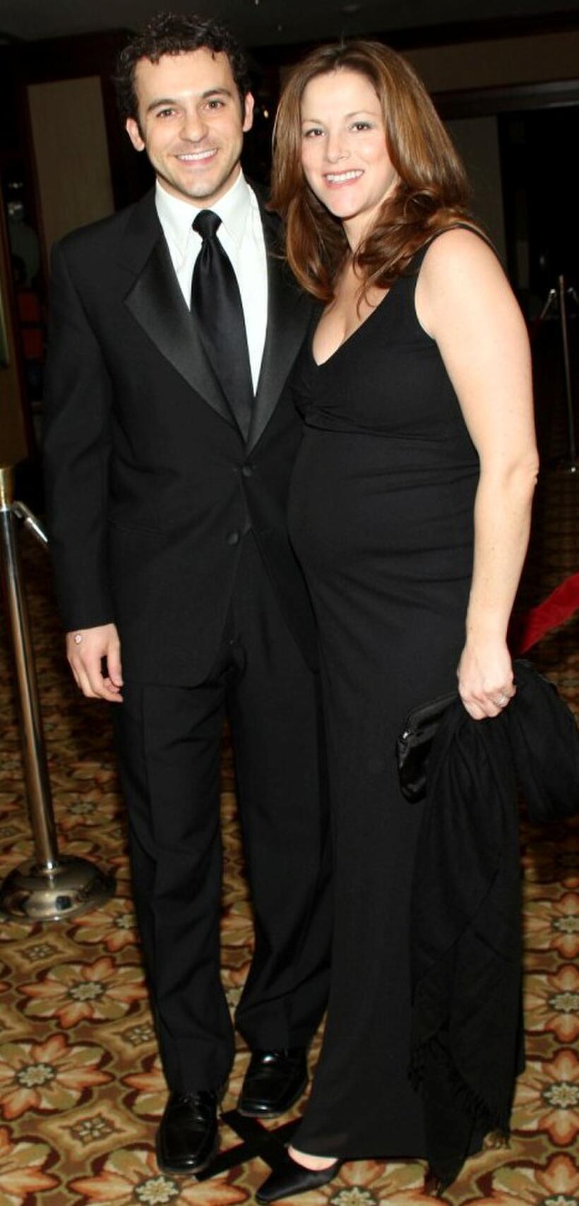Fred Savage and Jennifer Lynn Stone at the 60th annual DGA Awards.