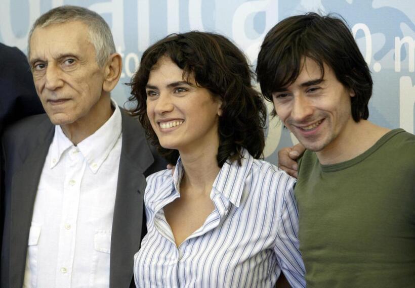 Roberto Herlitzka, Maya Sansa and Roberto Herlitzka at the photocall of "Buongiorno notte" ( Goodmorning night).