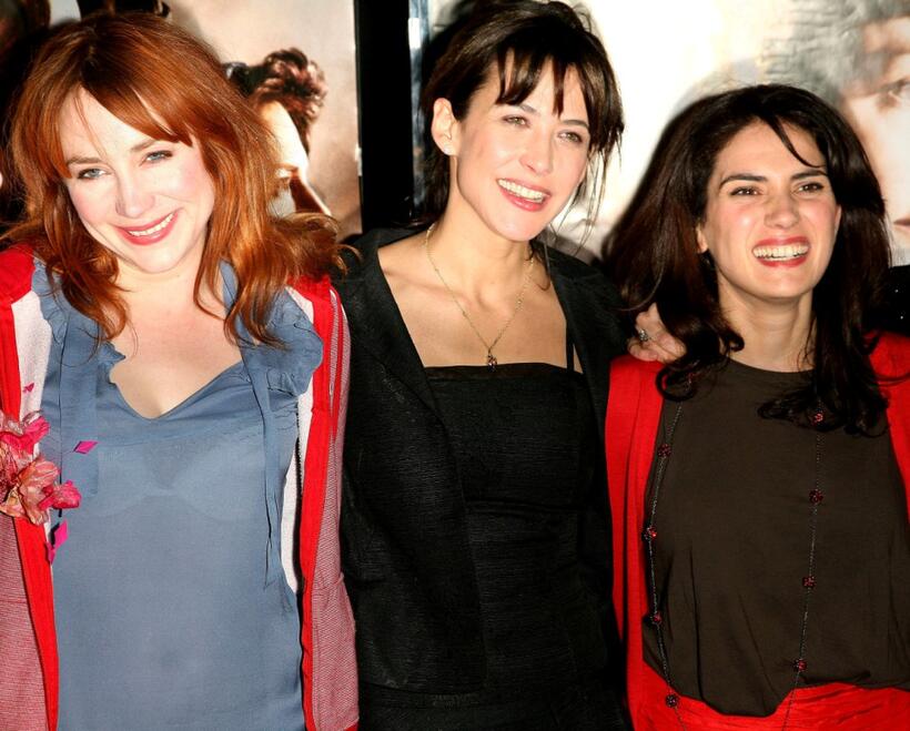 Julie Depardieu, Sophie Marceau and Maya Sansa at the premiere of "Les Femmes de L'ombre."