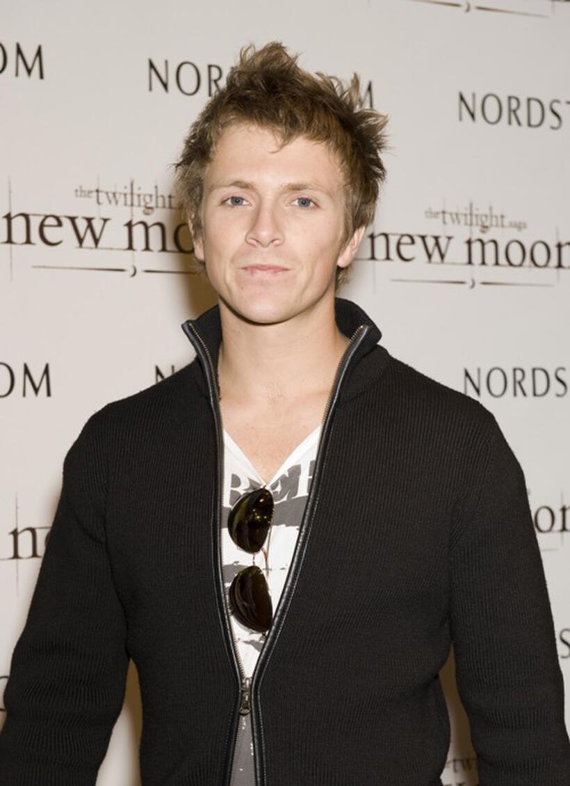 Charlie Bewley at the promotion of "The Twilight Saga: New Moon."