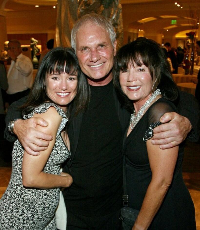 Jill Schoelen, Richard MacDonald and Dorothy Schoelen at the grand opening reception for the Art of Richard MacDonald.