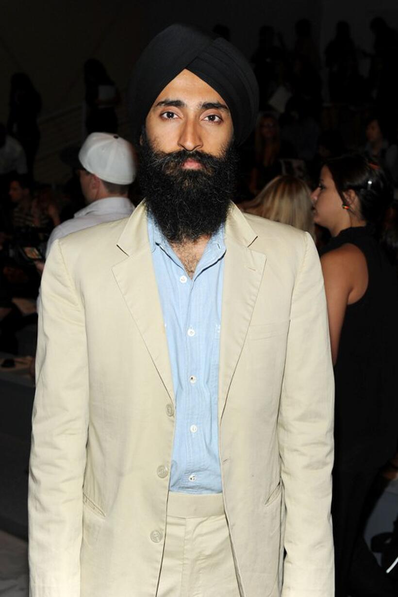 Waris Ahluwalia at the Cynthia Rowley Spring 2011 fashion show during the Mercedes-Benz Fashion Week.
