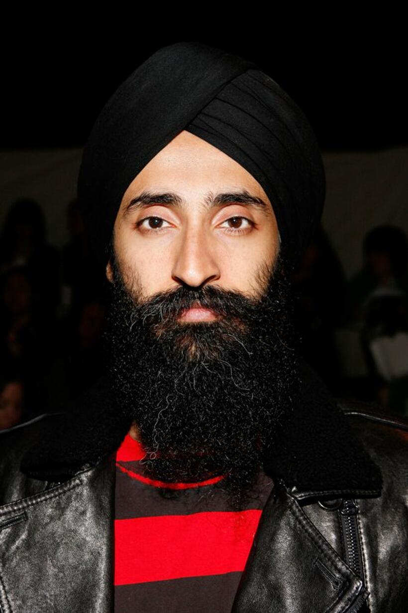 Waris Ahluwalia at the Mercedes-Benz Fashion Week.
