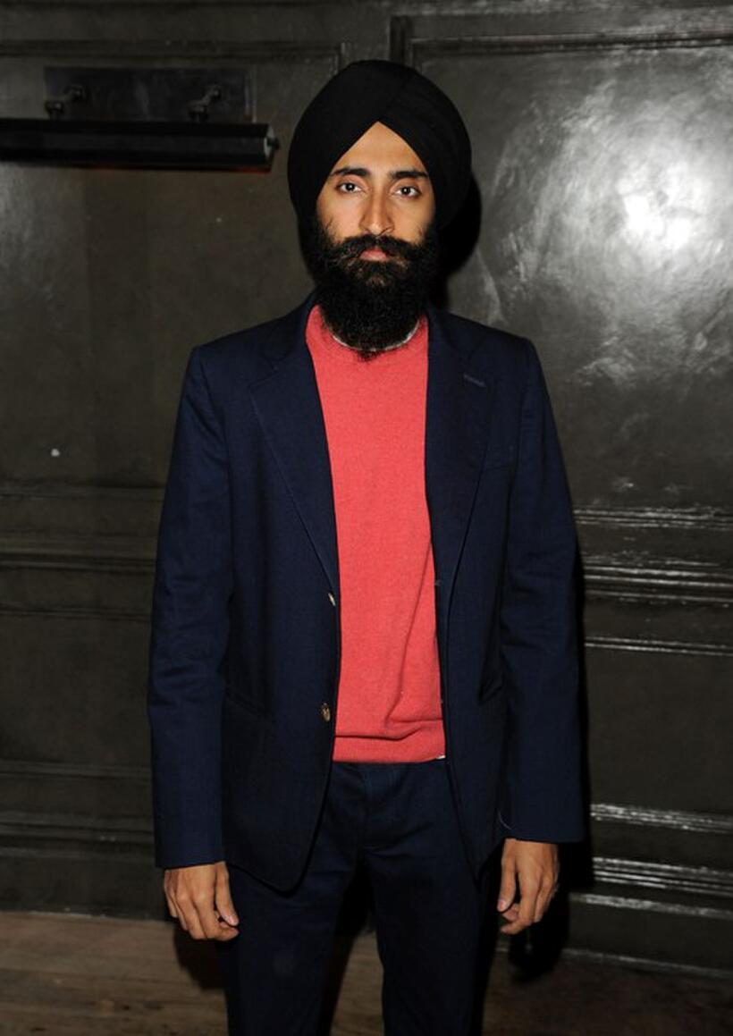 Waris Ahluwalia at the Art Ruby dinner to celebrate Richard Phillips.