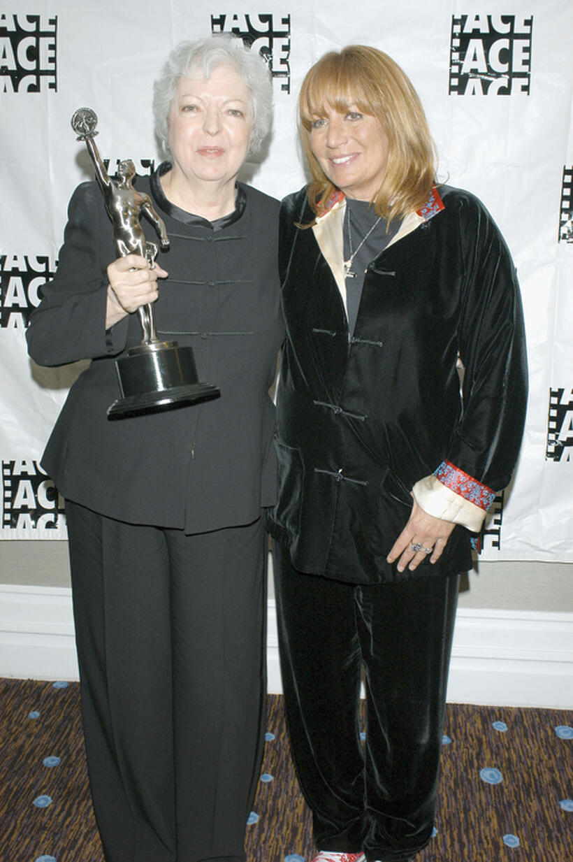 Thelma Schoonmaker and Penny Marshall at the 55th ACE Eddie Awards in California.