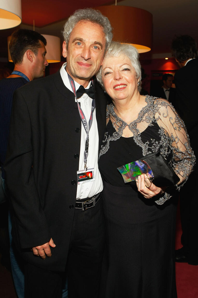 Christian Routh and Thelma Schoonmaker at the world premiere of "The Red Shoes" during the 62nd International Cannes Film Festival.