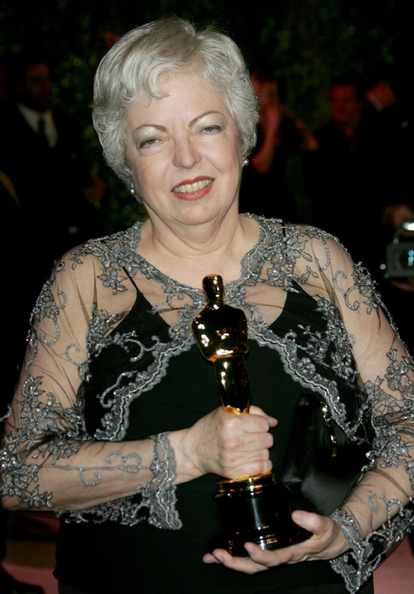Thelma Schoonmaker at the 2007 Vanity Fair Oscar Party in California.