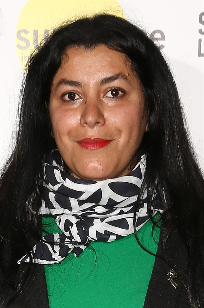 Marjane Satrapi at the London screening of "The Voices."