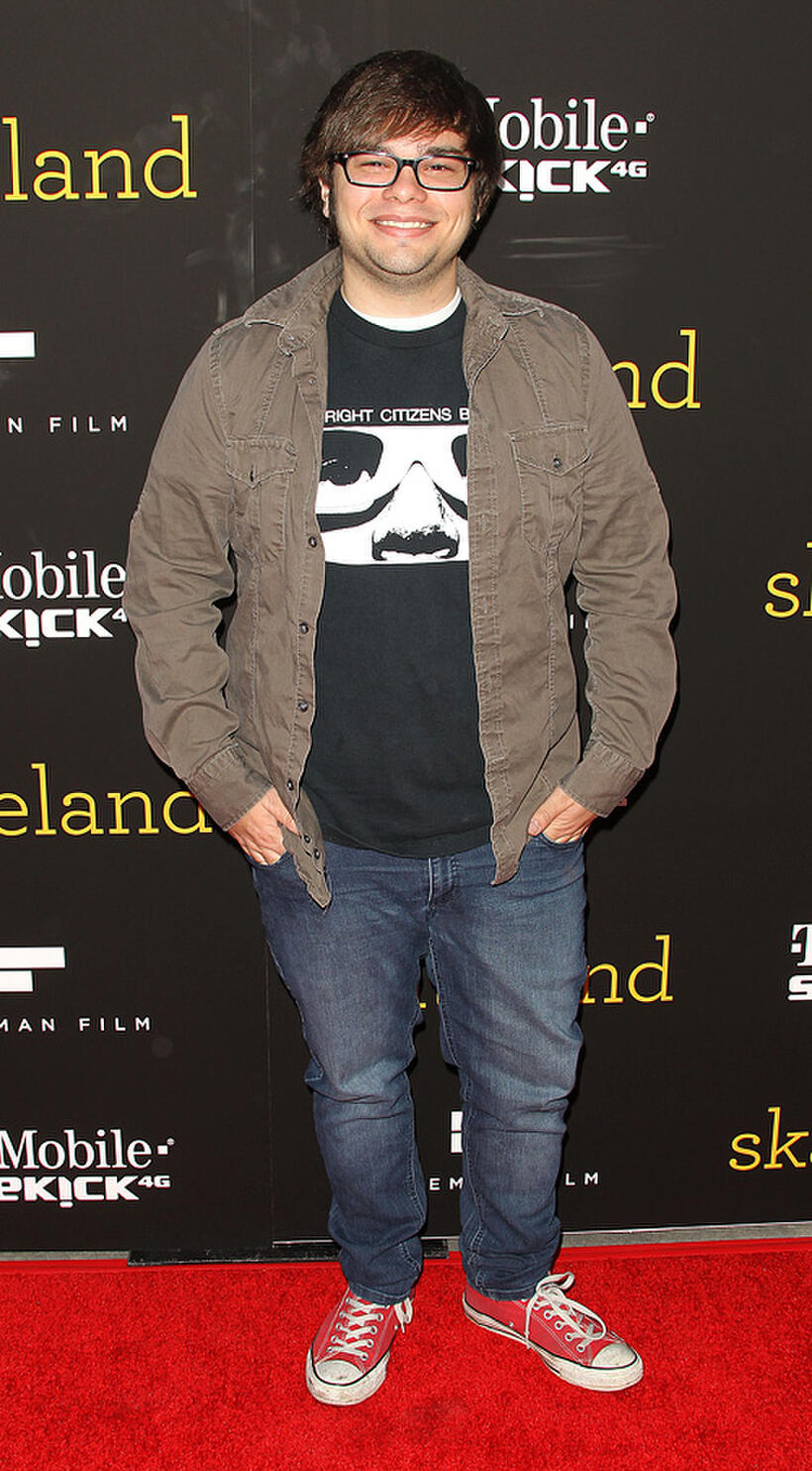 Charlie Saxton at the California premiere of "Skateland."