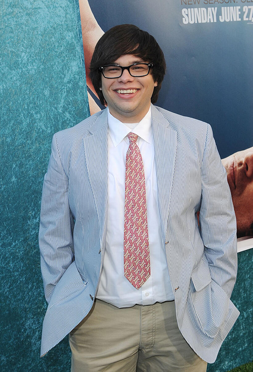 Charlie Saxton at the California premiere of "Hung."