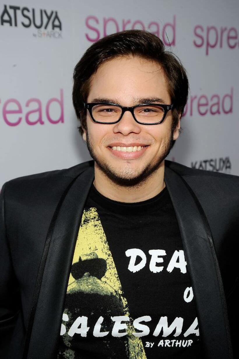 Charlie Saxton at the Los Angeles screening of "Spread."
